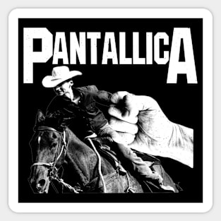 Pantallica Mega Poser Band Tee Sticker